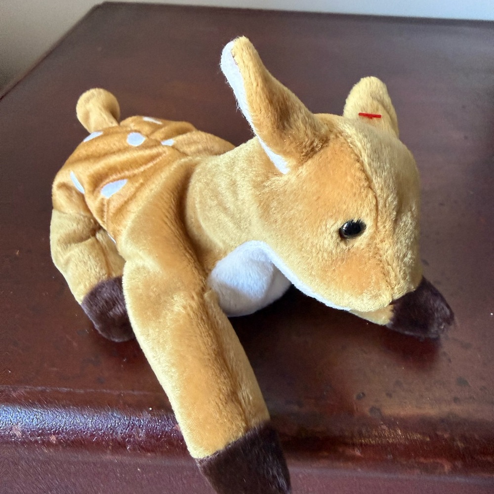 Ty Beanie Baby Whisper the Deer Toy